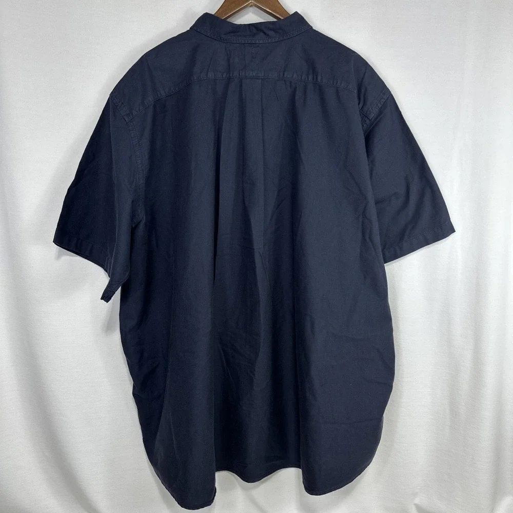 NWT Polo Ralph Lauren Button Down Mens 4XB‎ Navy SHort Sleeve Classic Fit Oxford
